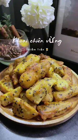 Khoai chiên vừng , giòn rụm thơm ngon #kisana #botchienkisana #botchienraucu #naanmart #naan 