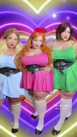#onthisday Throwback 2023 Power Puffs Girls 👩🏻‍🦰👧🏼👩🏻‍🦱 #31DaysofHalloween #31daysofcostumes #cosplay #powerpuffsgirls 