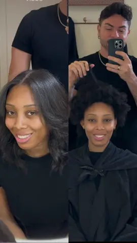 ✨ Encore une belle transformation sur cheveux frisés afro ✨ Ma cliente n’arrivait plus à porter ses cheveux naturels : trop de volume, beaucoup de shrinkage, difficile à coiffer. Résultat : elle faisait souvent des tresses… mais avec le temps, ça a provoqué une alopécie de traction 😔 On a donc choisi un lissage brésilien adapté aux cheveux afro, pour détendre la boucle sans la casser 💆🏽‍♀️ Objectif : garder sa texture naturelle, mais la rendre plus souple, plus facile à coiffer et à entretenir. Maintenant, elle peut choisir 👉 💨 les porter lisses avec un brushing (beaucoup plus simple qu’avant), 💧 ou bouclés, avec une boucle plus ouverte, définie et hydratée. Une solution parfaite pour espacer les tresses, protéger la fibre et retrouver du plaisir à coiffer ses cheveux naturels 🌿 : #lissagebresilien #lissagedefinitif #lissageafro #cheveuxafro #cheveuxfrises   