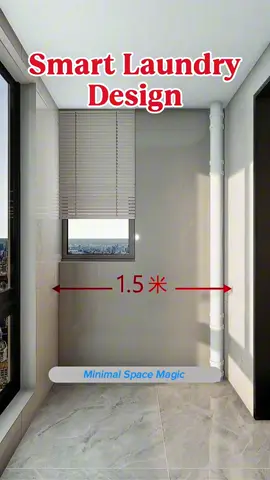 Smart Balcony Laundry Design That Doubles Space Instantly! 🏠✨ Transform your small balcony into a functional and stylish laundry area with this smart home design idea! In this video, we’ll show how to maximize every inch of space using side-by-side washer and dryer placement, integrated basins, hidden cabinets, and retractable drying racks. Learn practical design tips to make your balcony beautiful, efficient, and modern. Perfect for small apartments and compact homes. Subscribe for more creative home improvement and space-saving design ideas! #HomeDesign #SmallBalconyIdeas #LaundryRoomDesign #SpaceSavingTips #InteriorDesign     