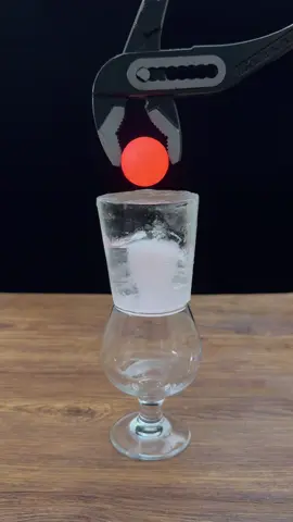 1000℃  Hot Metal Ball VS ice🧊.#satisfying#foryou#experiment