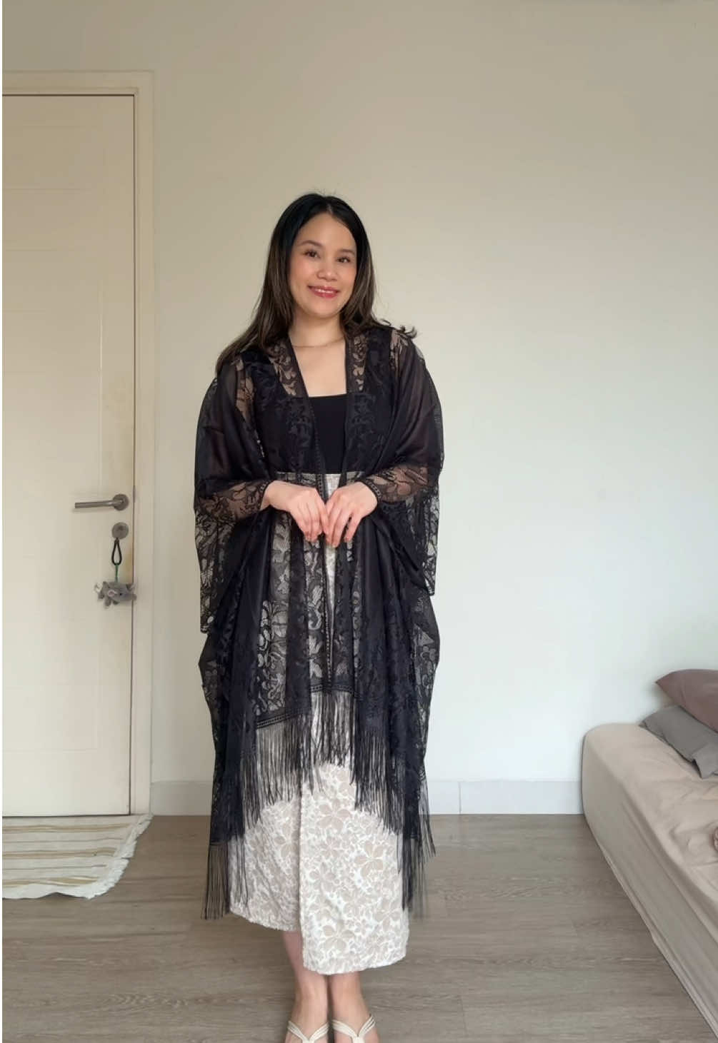 outer multifungsi yg bisa dipake buat daily atau kondangan 💯 #OOTD #outerbrukat 