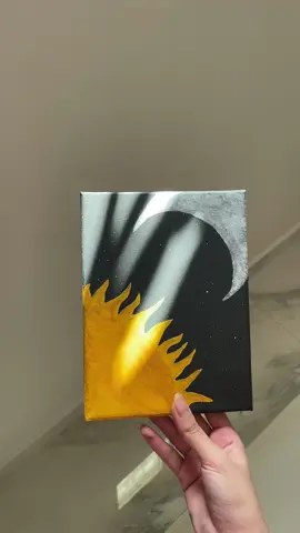 🌑🌕 . . . . . . . . . . . . . . . . . . . . . #explore #fyp #sunandmoon #painting #sun 