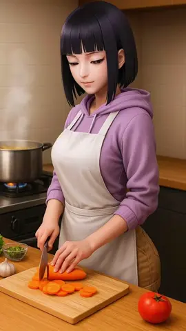 Hinata cooks 🍅 #aiart #aigirl #ai #fyp #hinata 