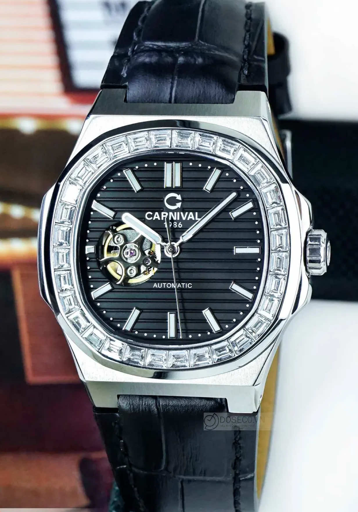 ⌚️Carnival 8128 - Fom dáng nautilus.đường kính 41mm.máy cơ automatic.kính sapphire chống xước.chống nc 30m…#đồnghồnam #đồnghồchínhhãng #korea #capcut #xuhuongtiktok 