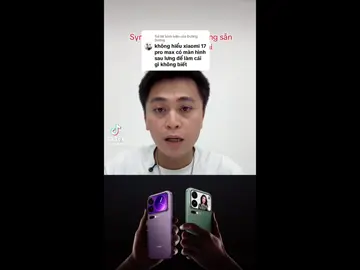 Ae xiaomi trả lời xem cái màn phụ để làm gì? #xiaomi #iphone #funfactvetech 