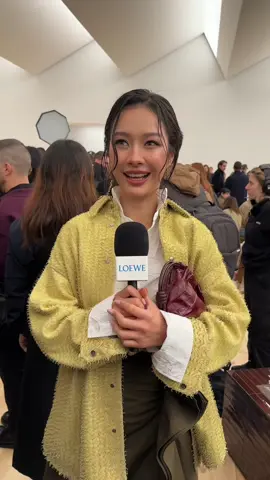 A mixed bag at the LOEWE Spring Summer 2026 women’s runway show. #LOEWE 