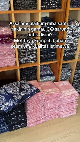 Sarung batik Inara. Pusat sarung batik wanita. Kualitas premium bisa seragaman.