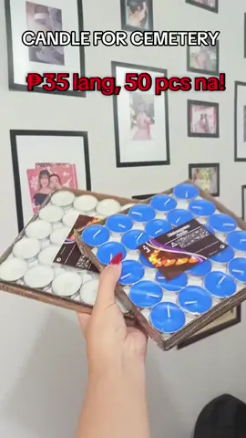 0.7 ang isa perfect pang negosyo sa Undas!  #tealight #kandila #undas #tealightcandle #candles 