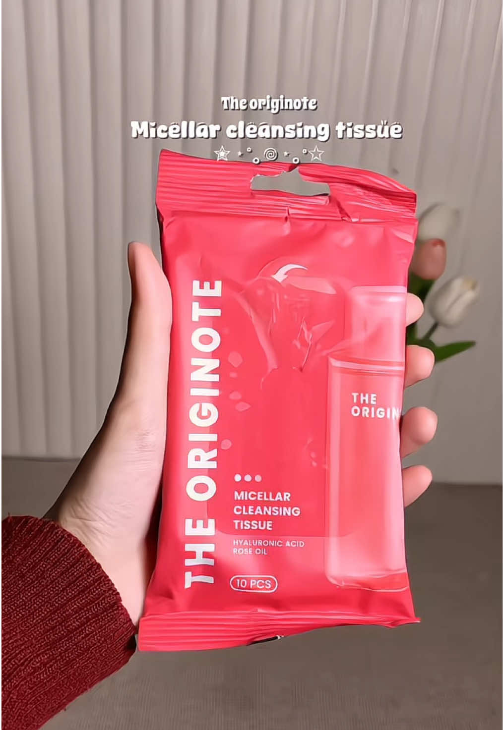 Tisu ini baguss bgtt buat bersihin makeup, travel friendly, dan juga bisa lembabin kulit😍💖#micellartissue #theoriginote #theoriginotemicellartissue #pembersihmakeup #fyppppppppppppppppppppppp 
