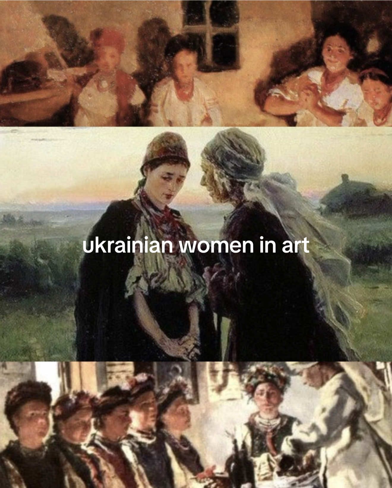 Ukrainian women in art #art #ukrainian #women idea: @𝘭𝘪𝘯𝘢 ୨ৎ #foryoupage 