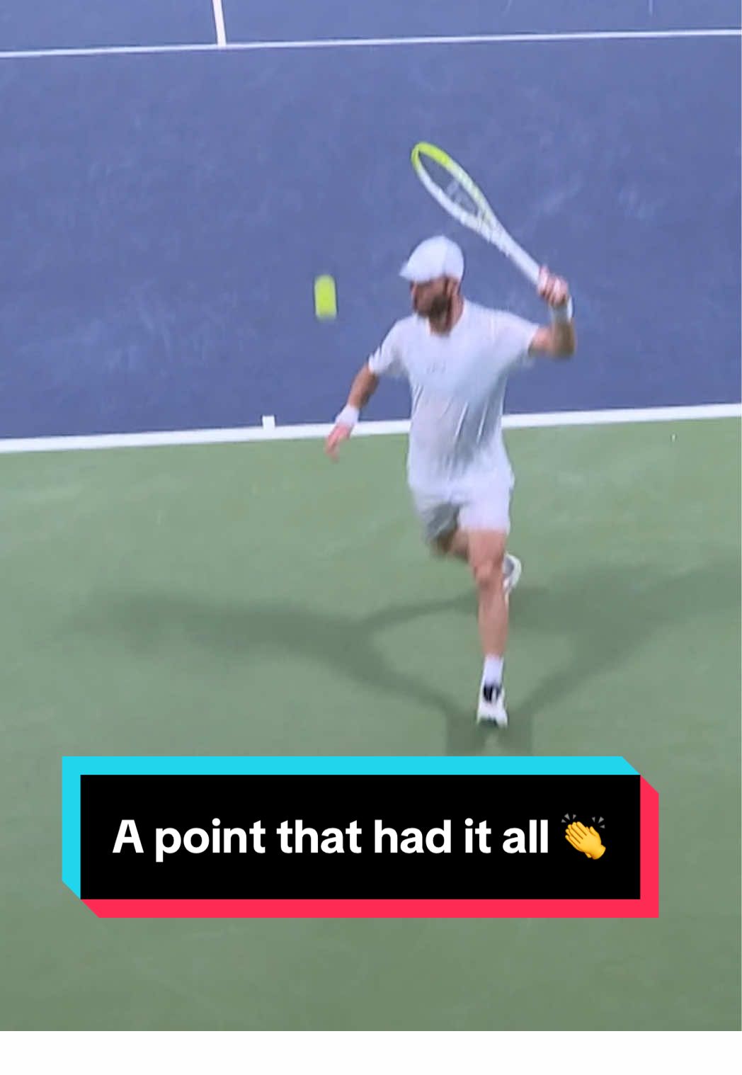 Giving it everything 👏 #tennis #tennistv #atptour #moutet #rune 
