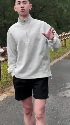 [DEAL MỞ BÁN] Áo Sweater Half-Zip ARIS.STU Sweater nỉ 2 da form oversize bo chun nam #aosweater #thoitrangnam #viralvideo #hottrend #tiktok 