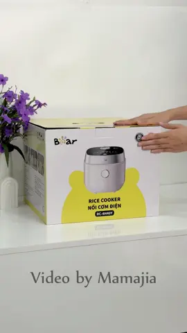 Cùng MamaJia unbox nồi cơm hot rần rần , đáng mua năm 2025 đây ạ, nấu cơm ngon, nấu cơm cháy , nấu cháo cũng ok luôn ạ #xuhuong #muataitiktok #noicomdienbear #rc4h40y #mamajia 