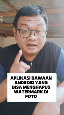 aplikasi bawaan android yang bisa menghapus watermark  #tutorial #tipstrik #fyppppppppppppppppppppppp 