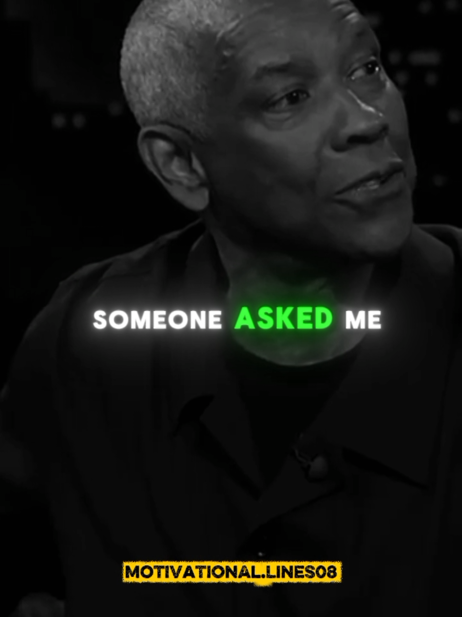 Someone Asked Me #denzelwashington #motivation #denzelwashingtonspeech #denzelwashingtonquotes #dailymotivationalquotes #inspirationalquotes #success 