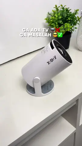Ga ada tv ga masalah, masih bisa cari hiburan pakai smart proyektor android xgody gimbal 3, harganya murakh banget. mantab buat netflix & chill di kamar 😋 #proyektorandroid #smartproyektor #smartproyektorandroid #smartprojector #proyektorandroidmurah 
