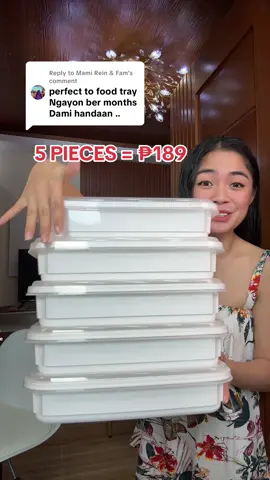 Replying to @Mami Rein & Fam ang mahal kasi nito sa palengke. Lalo na Kailangan natin to sa mga handaan para naka organize ang handa. #foodtray #microwavablefoodcontainer #foodcontainer #tupperware 
