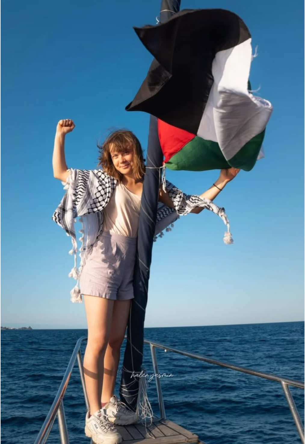 Greta Thunberg #sumudflotilla 