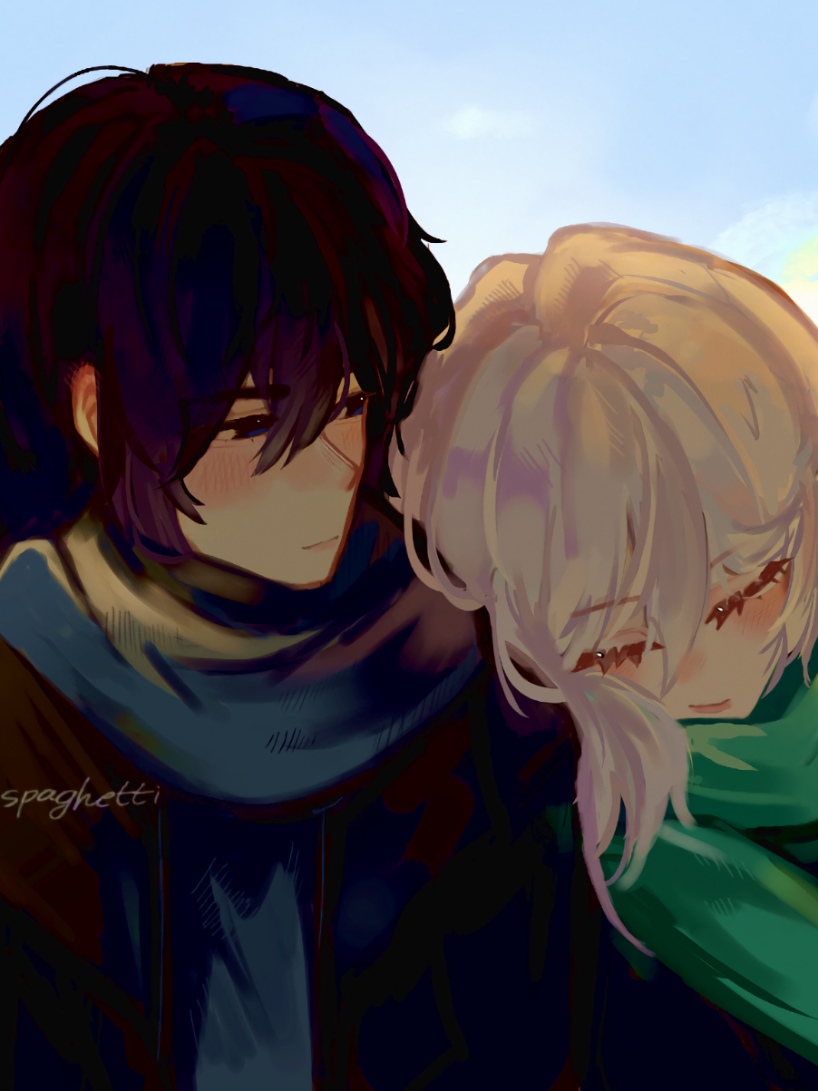 natsusawa x subaru fanart // lyrics: @dwokies  Secret Door-Arctic Monkeys #fyp #anime #art #alightmotion #kaoruhanawarintosaku 