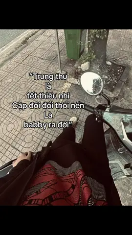 Trung thu là tết thiếu nhi cặp đôi đổi thổi nến babby ra đời.