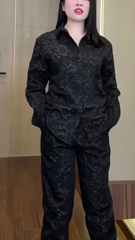 Bộ dài dập nổi hoa tiết hoa Ma003 (bộ dài) mặc thu đông#setdonam #dobonam #thoitrang#xuhuongtiktok 