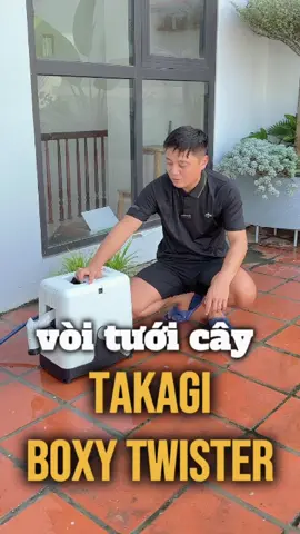 Vòi tưới cây Nhật Bản Takagi Boxy Twister - Độ bền trên 10 năm #tiktok #xuhuong #tuoicay #voituoicay #Takagi 