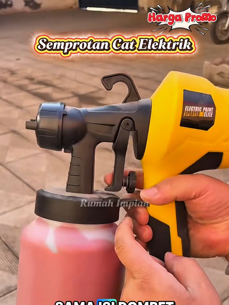 cat semprot elektrik memudahkan pengecetan anda  #catsemprot #catsemprotelektrik 