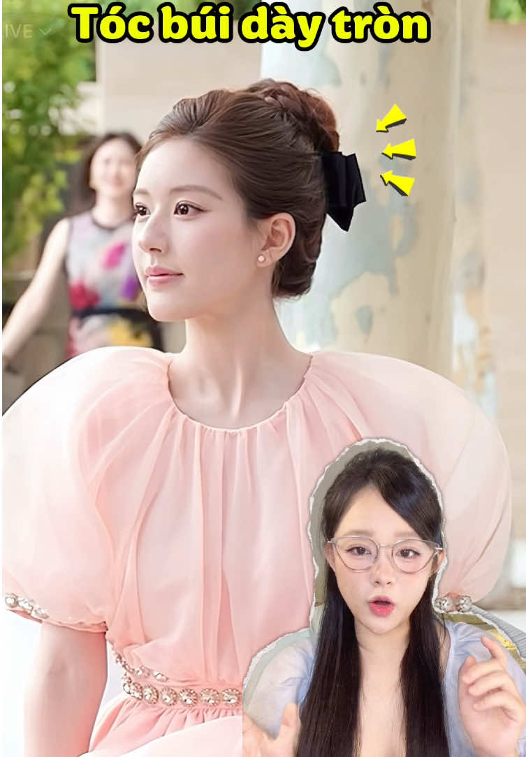 Tóc búi tròn giống Triệu Lộ Tư #baoboidayy #baoboihair 