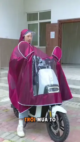 Áo mưa phản quang có kính che mặt một đầu chống thấm tốt #Aomuaphanquang #aomuachongtham #aomuachoang #aomuadixemay #Tienichgiare 