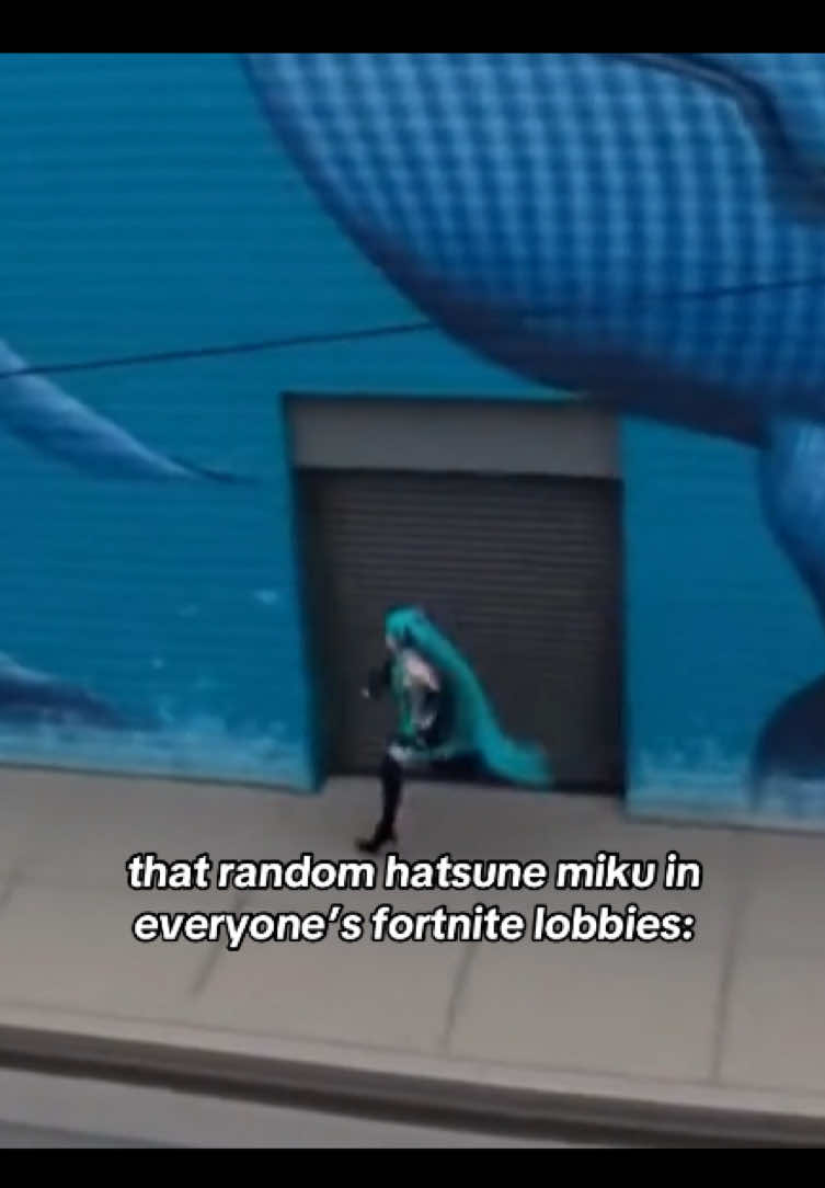 there’s always a miku 😭 (USE CODE: THICKY 🤠) #lilthicky #fortnite #hatsunemiku #fortnitefunny #fortnitememes 