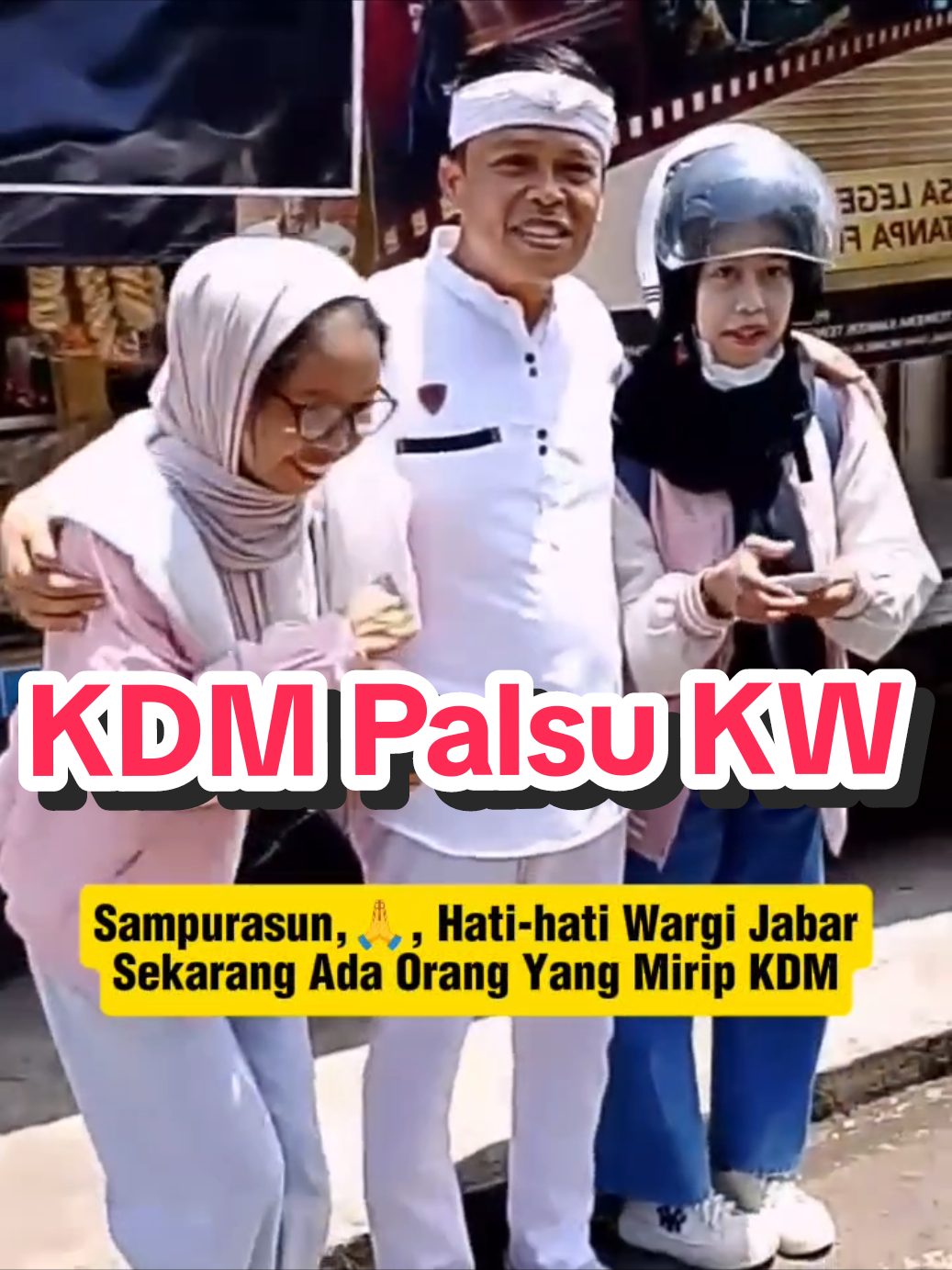 Hati-hati Sekarang KDM Palsu Alias KW#kdm #kangdedimulyadi #kw #palsu #bapakaing 