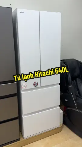 Tủ lạnh Hitachi 540L trắng ngọc trai 2024 #hangnhathaile #hangnhatso1 