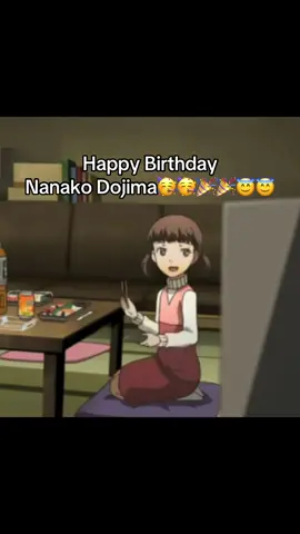 SPOILERS FOR PERSONA 3. Happy October 4th everyone!!🥳 #persona4#persona3#nanakodojima#shinjiroaragaki#