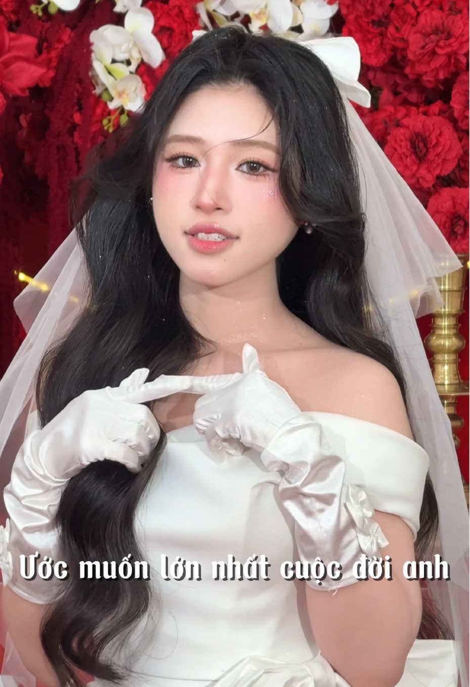 Ước muốn lớn nhất cuộc đời anh, có cái đám cưới thật ngời xanh. Tone makeup cô dâu hôm nay xinh yêu #fyp #xuhuong #makeup #makeupcodau #makeupcantho 