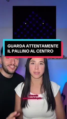 Guardate attentamente il pallino al centro, all'improvviso qualcosa scompare! #perte #illusionchallenge #illusioneottica #valeeandre #valeeandreillusioneottica 
