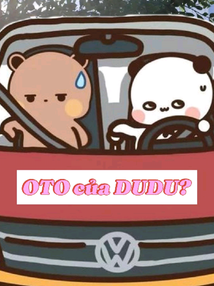 rồi một ngày DuDu sẽ mua oto xịn màu hồng cho BuBu 🙄 #dudu #bubududubears #一二布布 #taphoabubu #bubu