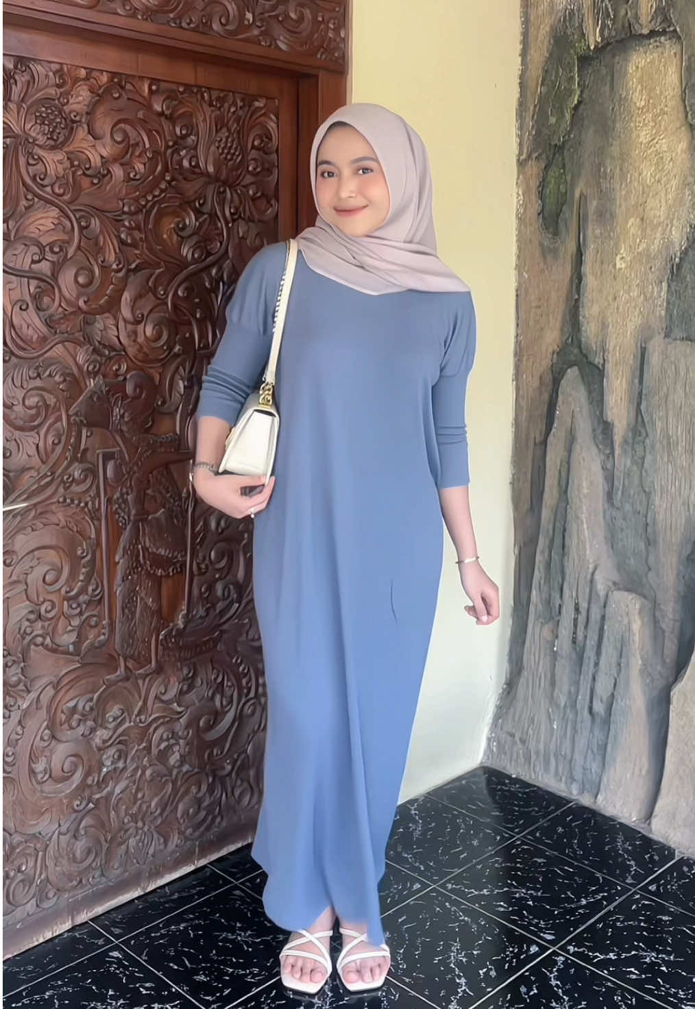 knit dress super adem bikin keliatan kurus 🫶