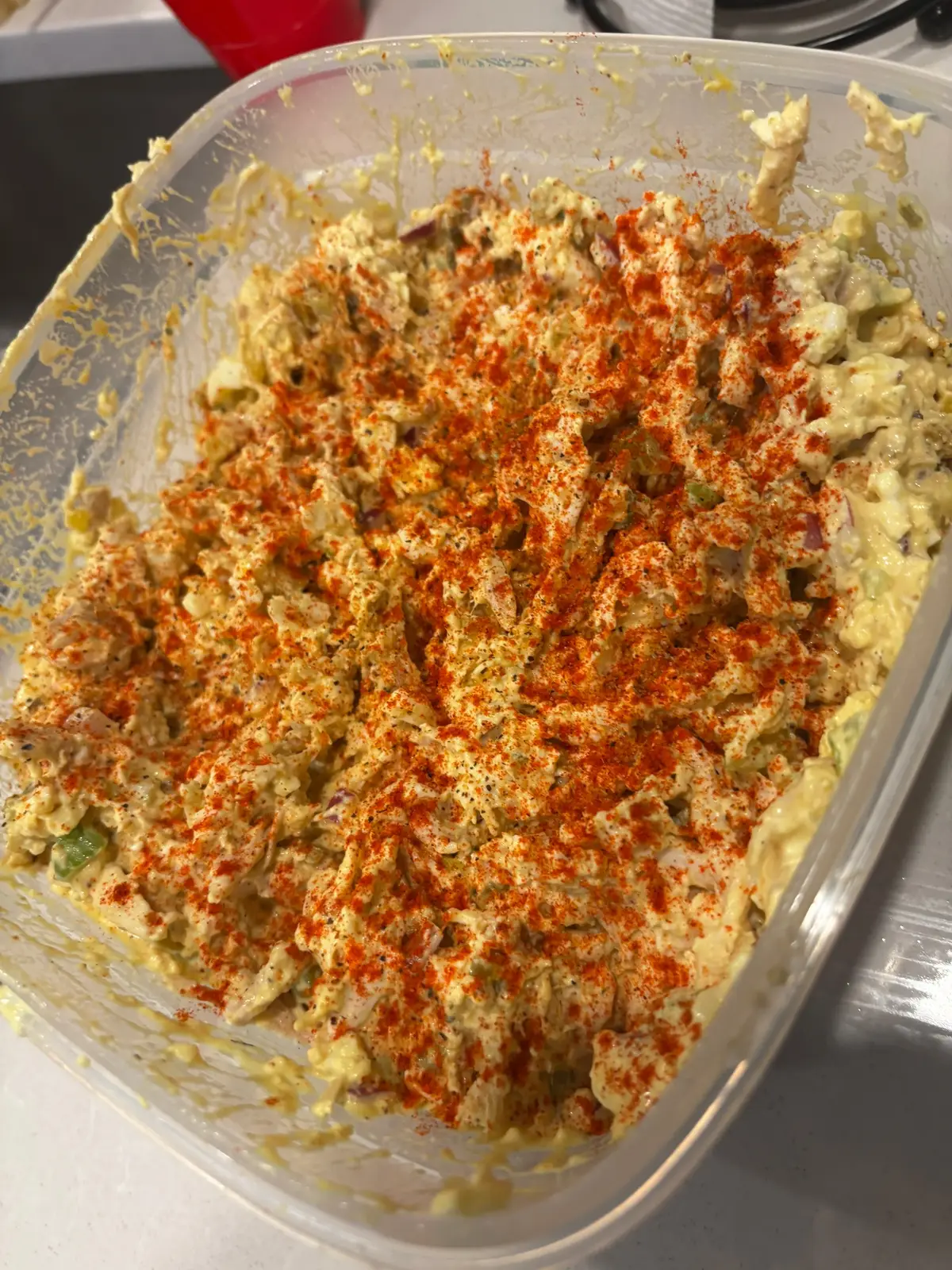 It’s a chicken salad 🤣 #firsttry