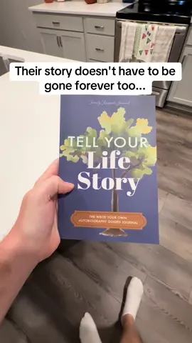 This guided journal makes it easy for parents or grandparents to write it all down… or for you to leave behind for your children. A keepsake they’ll treasure forever. #MomsofTikTok #dadsoftiktok #family #familykeepsake #emotional #giftsfordad 