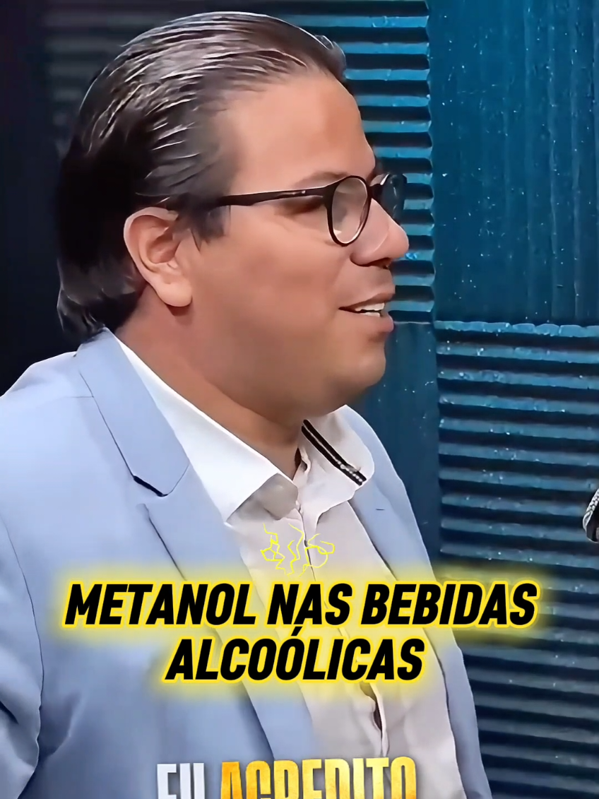Metanol nas bebidas alcoólicas. ⚠️  Assista ao podcast completo em nosso canal: Eu Acredito Podcast, Pastor Carlos Cardozo.  #Metanol #Bebidas #Podcast #Saúde