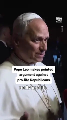 #stitch with @NowThis Impact #pope #prolife 