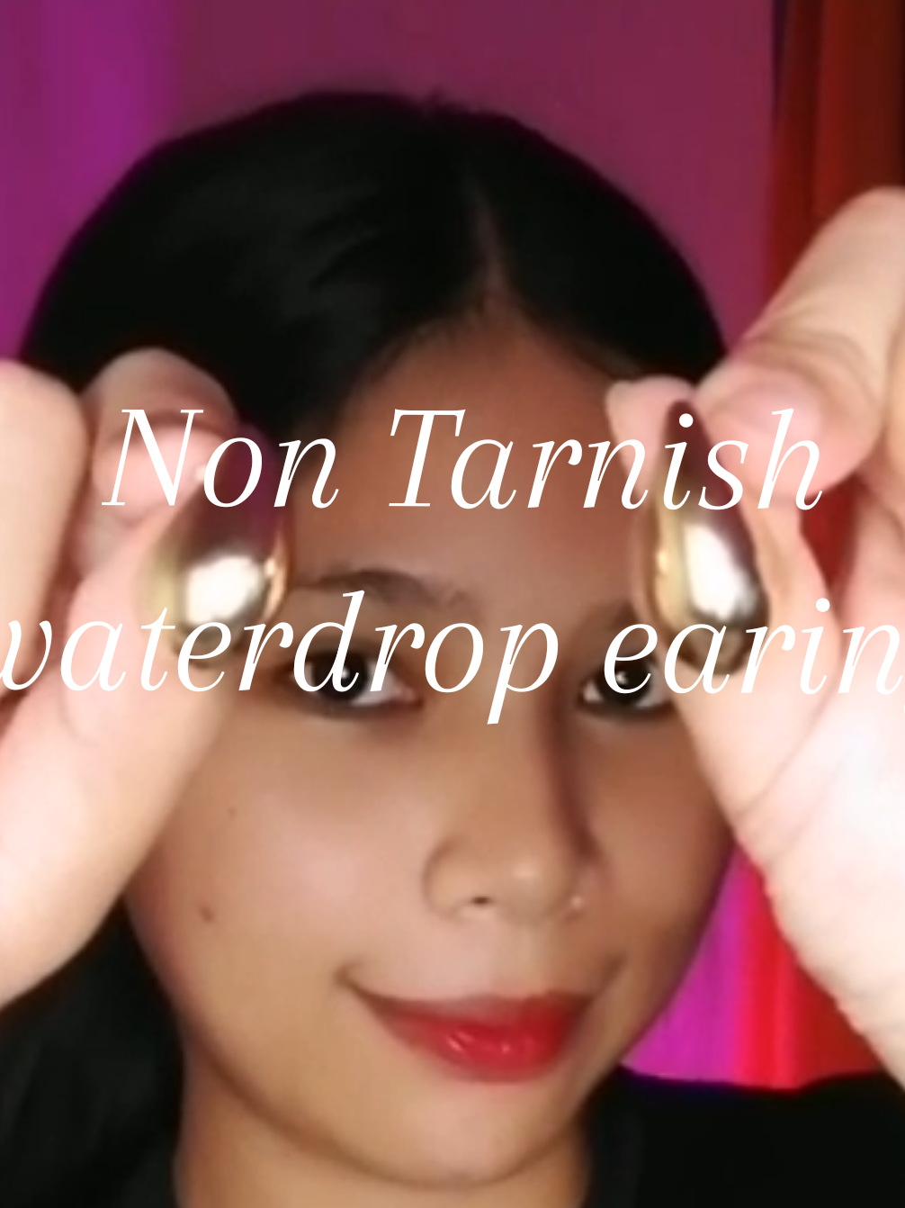 Non tarnish earing for women#earings #earingsforwomen #fyp
