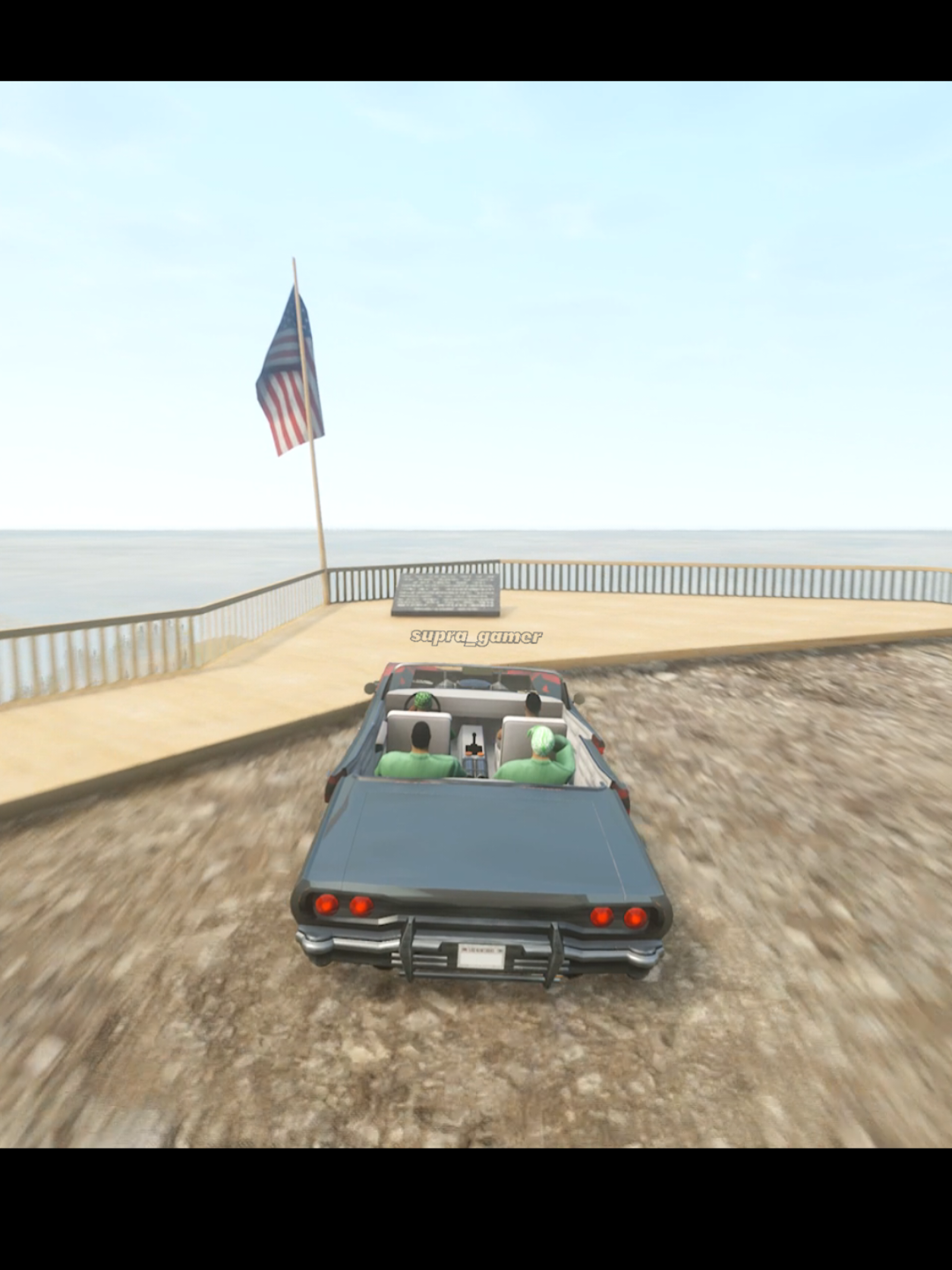 this was such a long drive with the homies #gta #sanandreas #gtasa #grandtheftauto #supra_gamer 