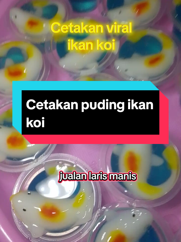 Cetakan puding ikan koi  #cetakanpuding #pudingikan #ikankoi