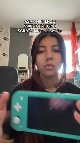 I LOOOOVE gaming asmr and console tapping so so so so much #nintendoswitch #asmr #gamer #lofiasmr #clickingnoises 