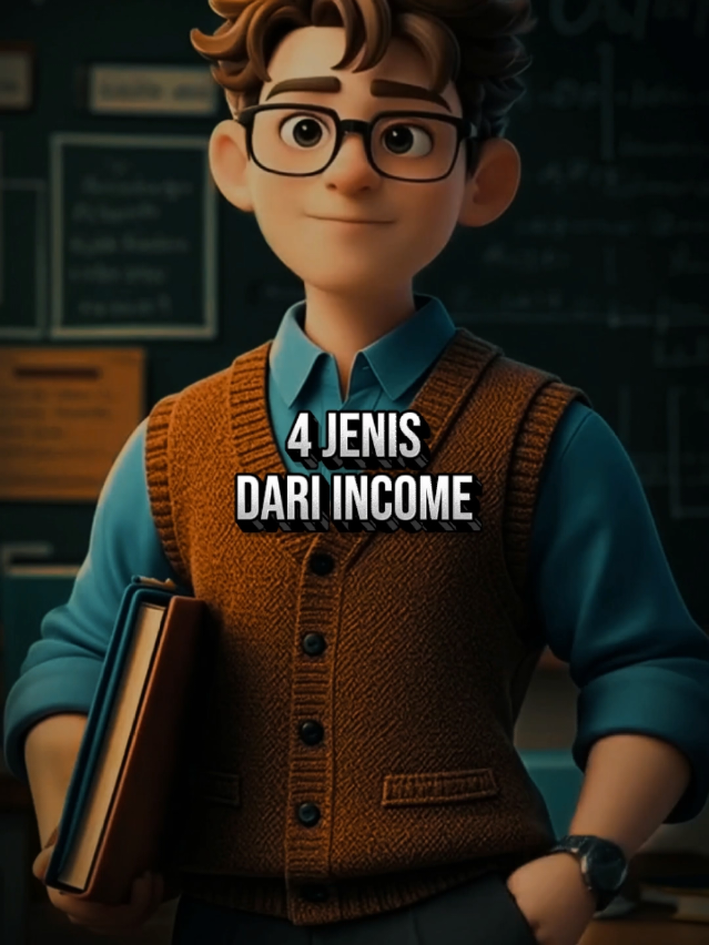 Seni Memahami INCOME 1️⃣ Active Income 2️⃣ Passive Income 3️⃣ Portfolio Income 4️⃣ Leverage Income #motivasi #motivational #motivac #bisnis #income 