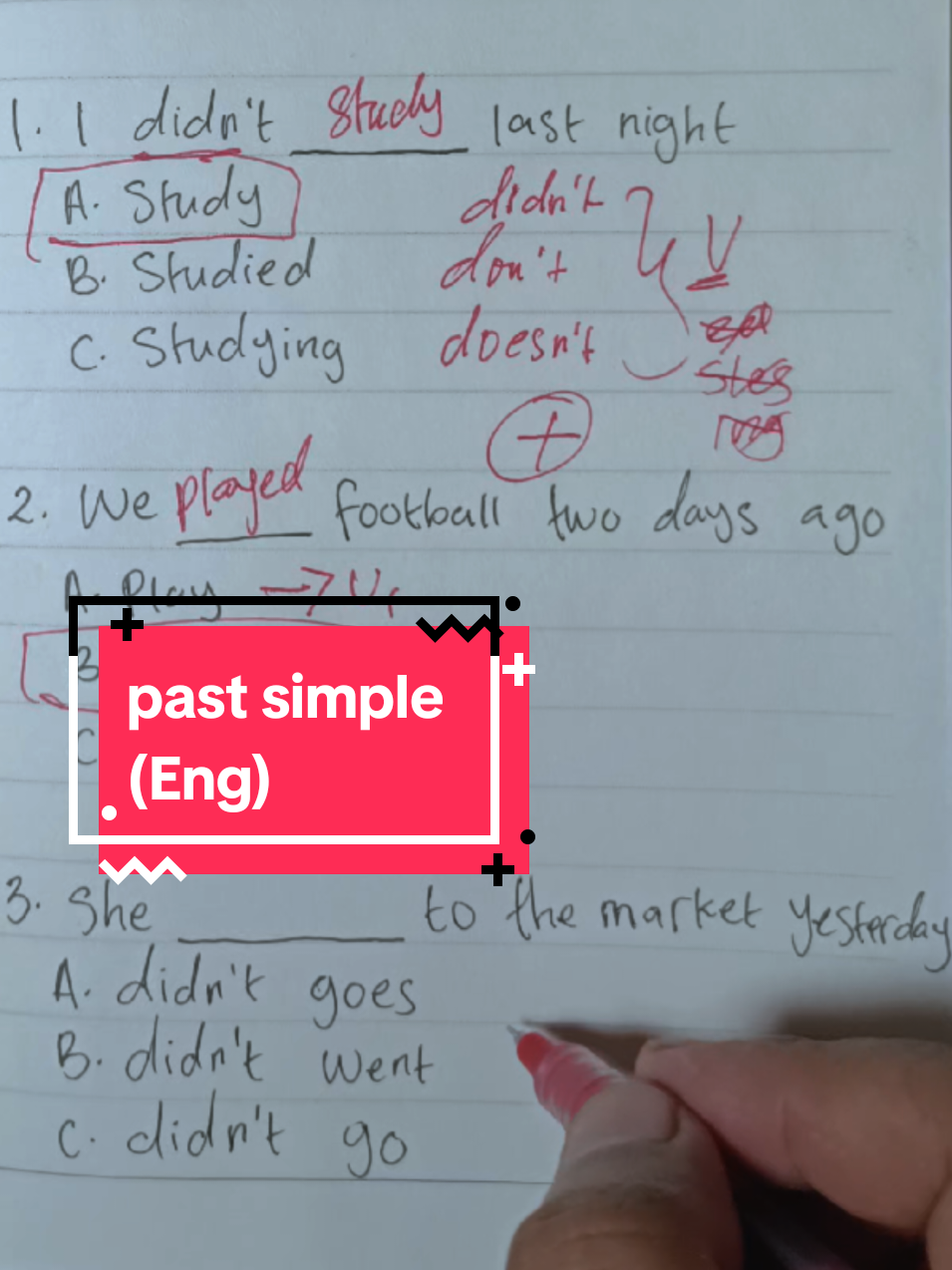 Let’s test your grammar! 👀 Can you get these Past Simple questions right? #learnenglish #learnenglishonline #englishlesson #grammarlesson  #beenglish 