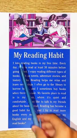 my reading habit #engliahdaily #viral #fyp #LanguageLearning #fentysuperbrandday 