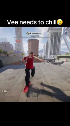What was that joke🥲 #skate #vee #skate4 #gamingmemes #fyp 